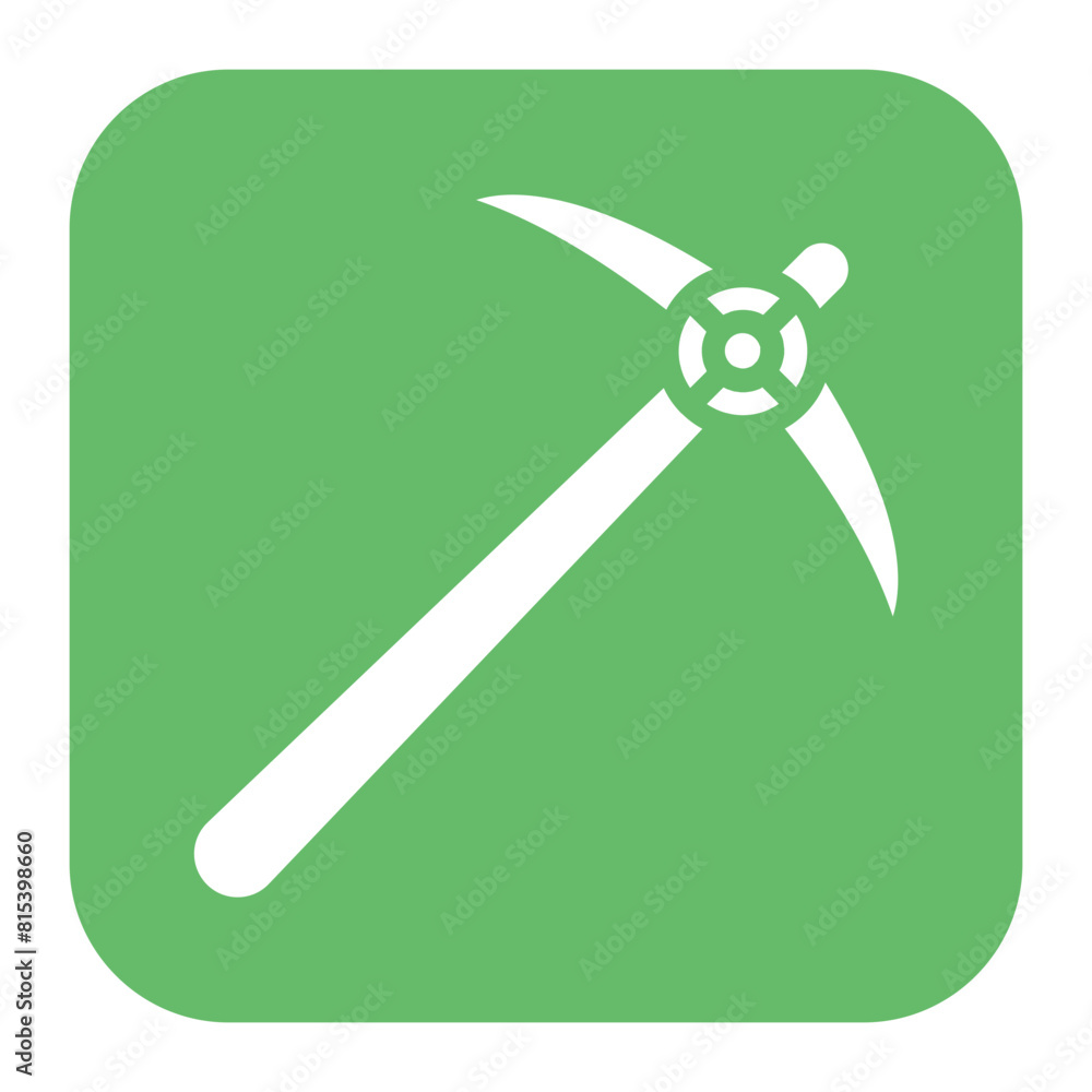 Pickaxe icon vector image. Can be used for Agriculture. Pickaxe icon vector image. Can be used for Agriculture.