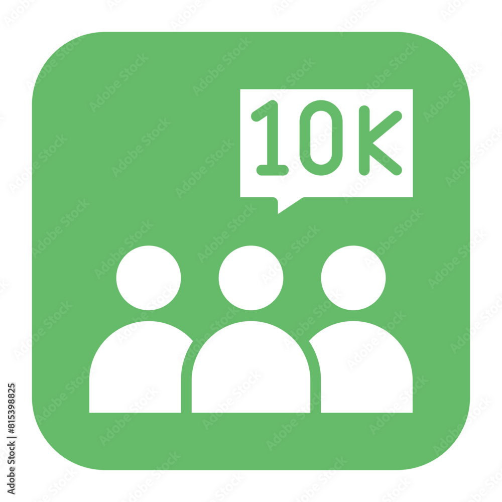 Followers icon vector image. Can be used for Video Blog. Followers icon vector image. Can be used for Video Blog.