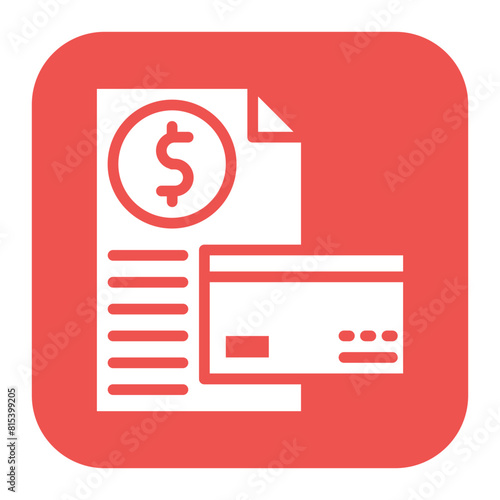 Credit Report icon vector image. Can be used for Credit And Loan.