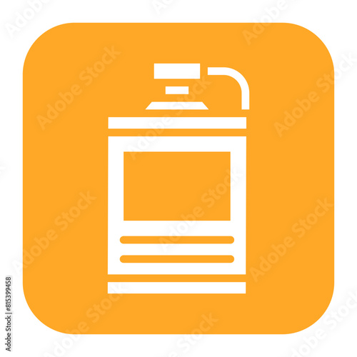 Hip Flask icon vector image. Can be used for Bar.