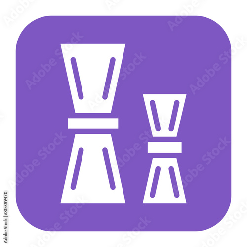 Jigger icon vector image. Can be used for Bar.