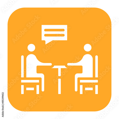 Consultation icon vector image. Can be used for Cosmetology.
