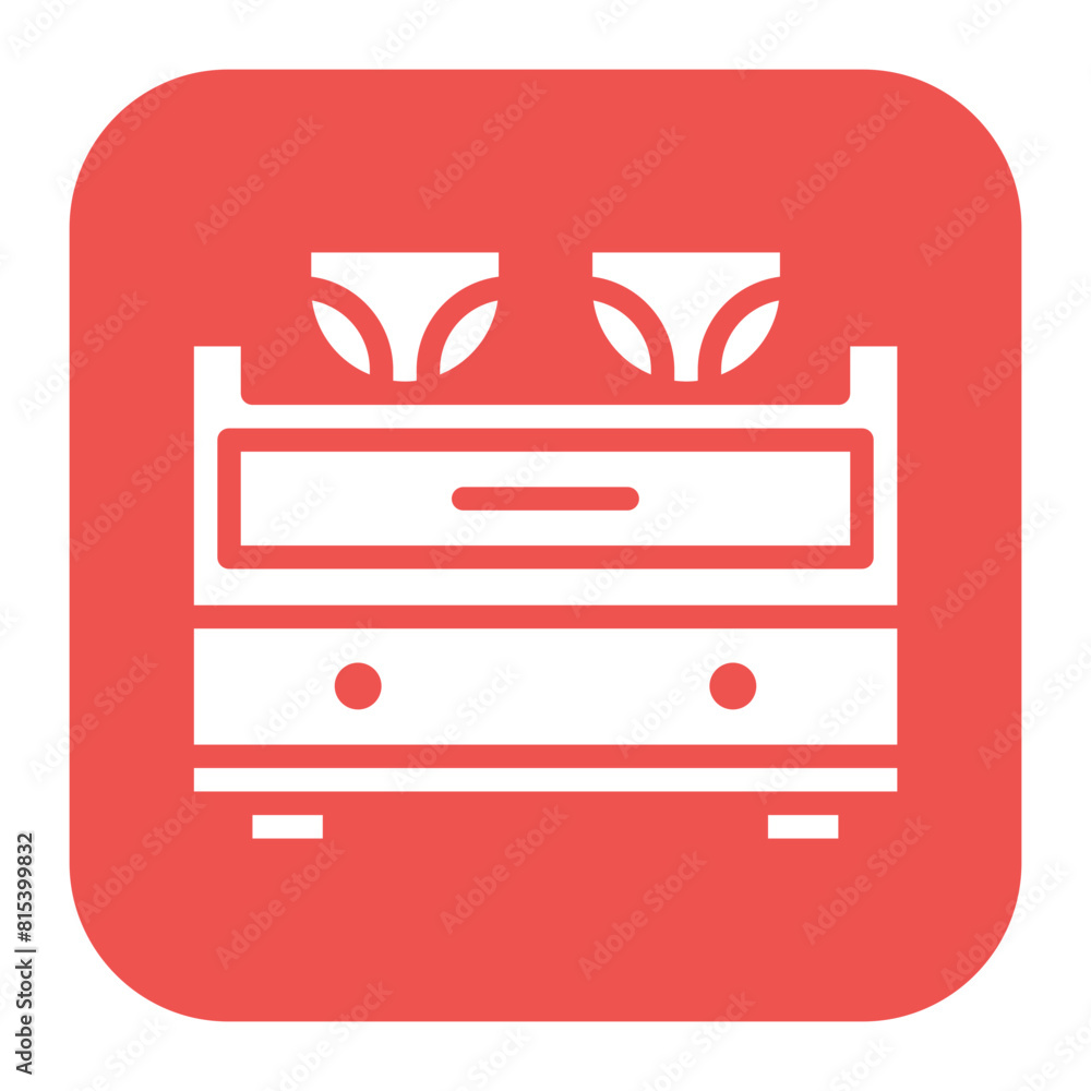 Changing table icon vector image. Can be used for Maternity. Changing table icon vector image. Can be used for Maternity.