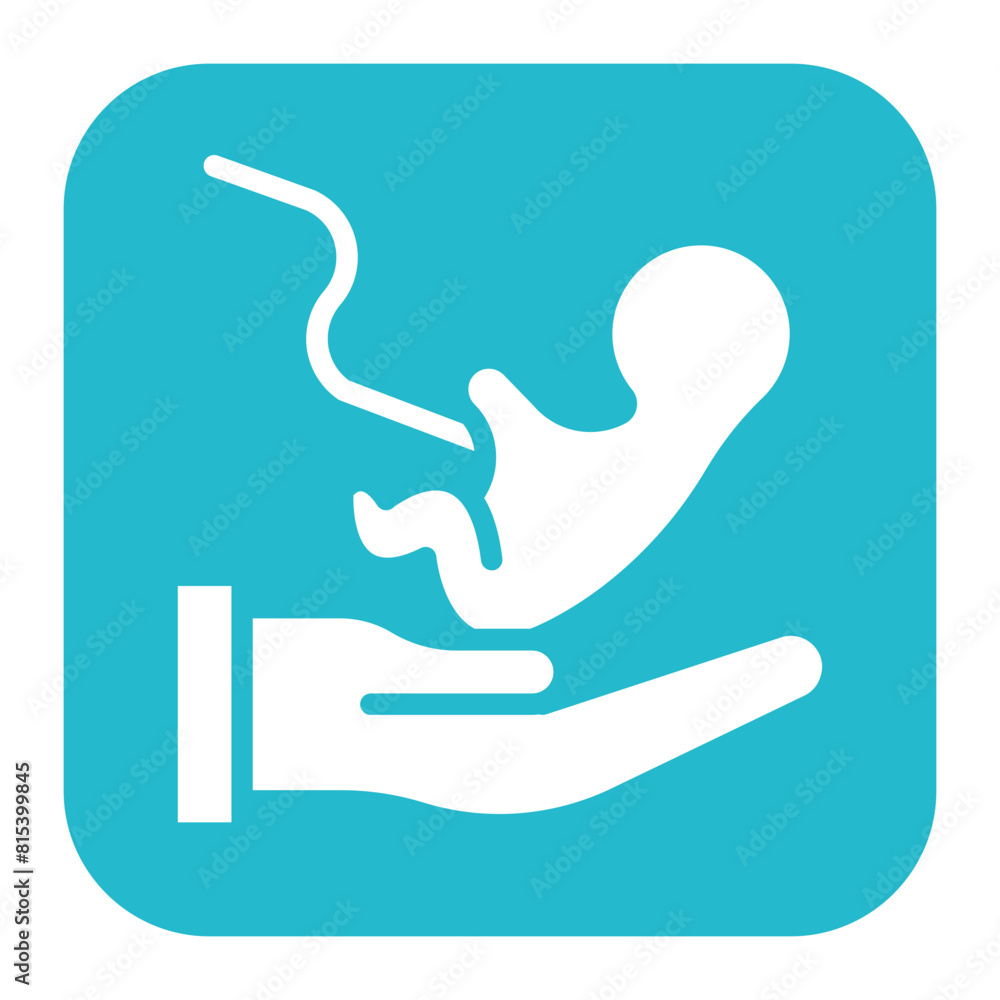 Obraz premium Childbirth icon vector image. Can be used for Maternity.