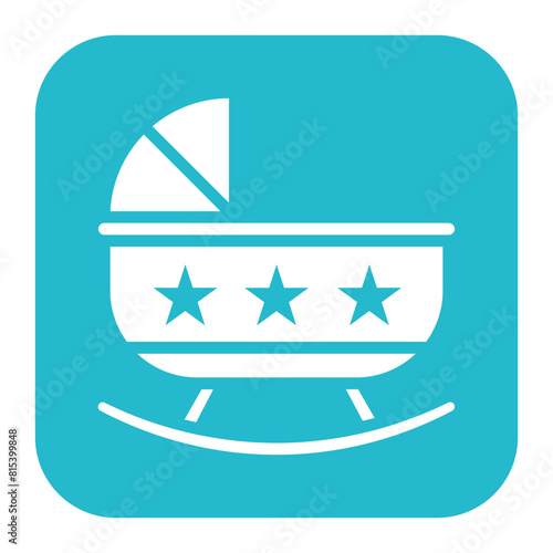 Cradle icon vector image. Can be used for Maternity.