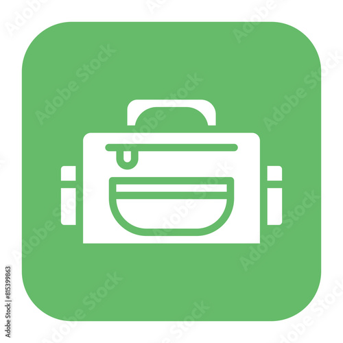 Diaper bag icon vector image. Can be used for Maternity.