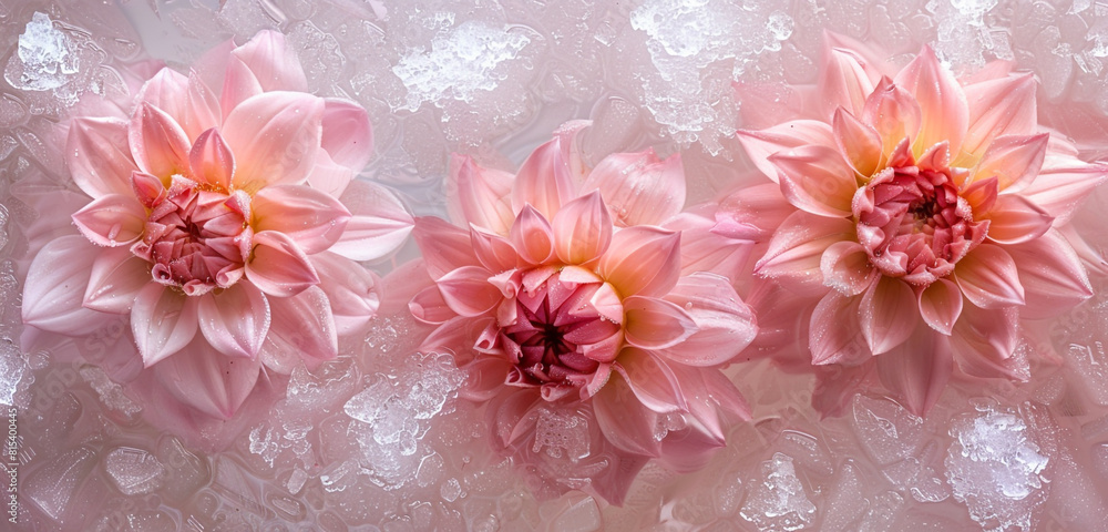 Elegance in champagne pink dahlia abstraction. Elegance in champagne pink dahlia abstraction.