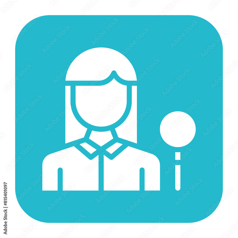 Dermatogist Female icon vector image. Can be used for Dermatology. Dermatogist Female icon vector image. Can be used for Dermatology.