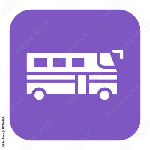 Shuttle Service icon vector image. Can be used for Home Services.
