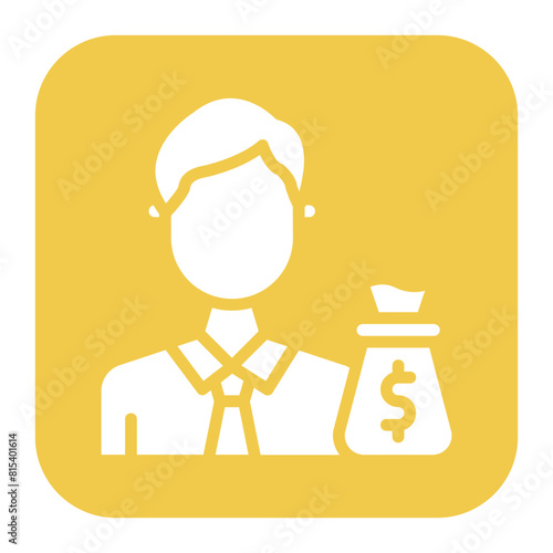 Investor icon vector image. Can be used for Human Rights.