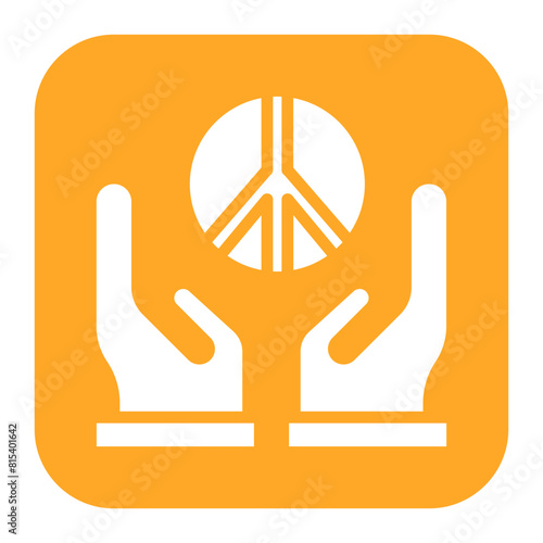 Peace icon vector image. Can be used for Human Rights.