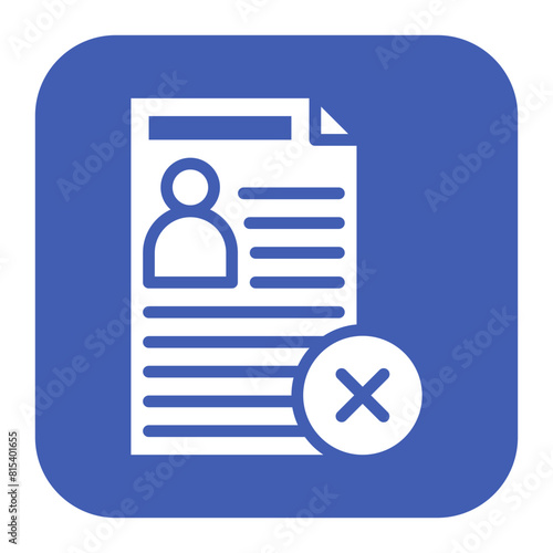 Rejection icon vector image. Can be used for Human Rights.