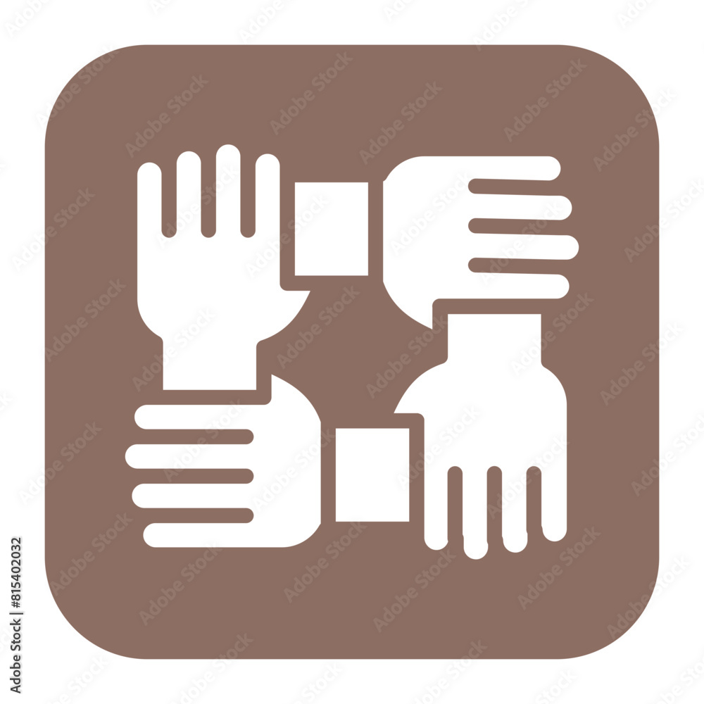 Obraz premium Team work icon vector image. Can be used for Human Resource.