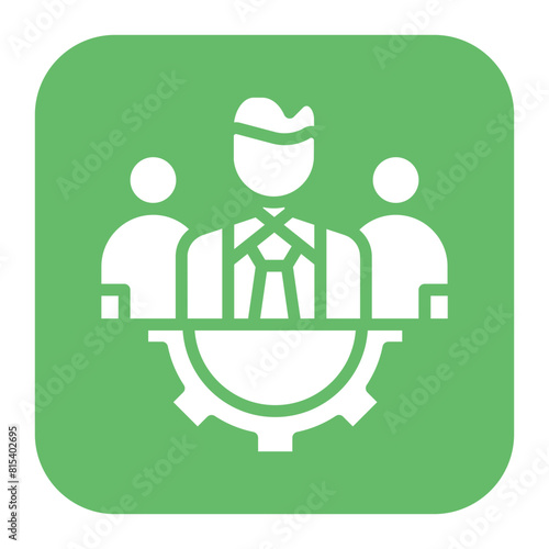 Employee Productivity icon vector image. Can be used for Staff Management.