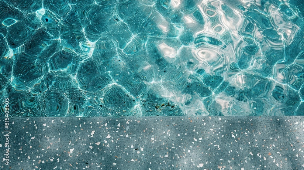 Fototapeta premium Minimal Sample of Pool Surface