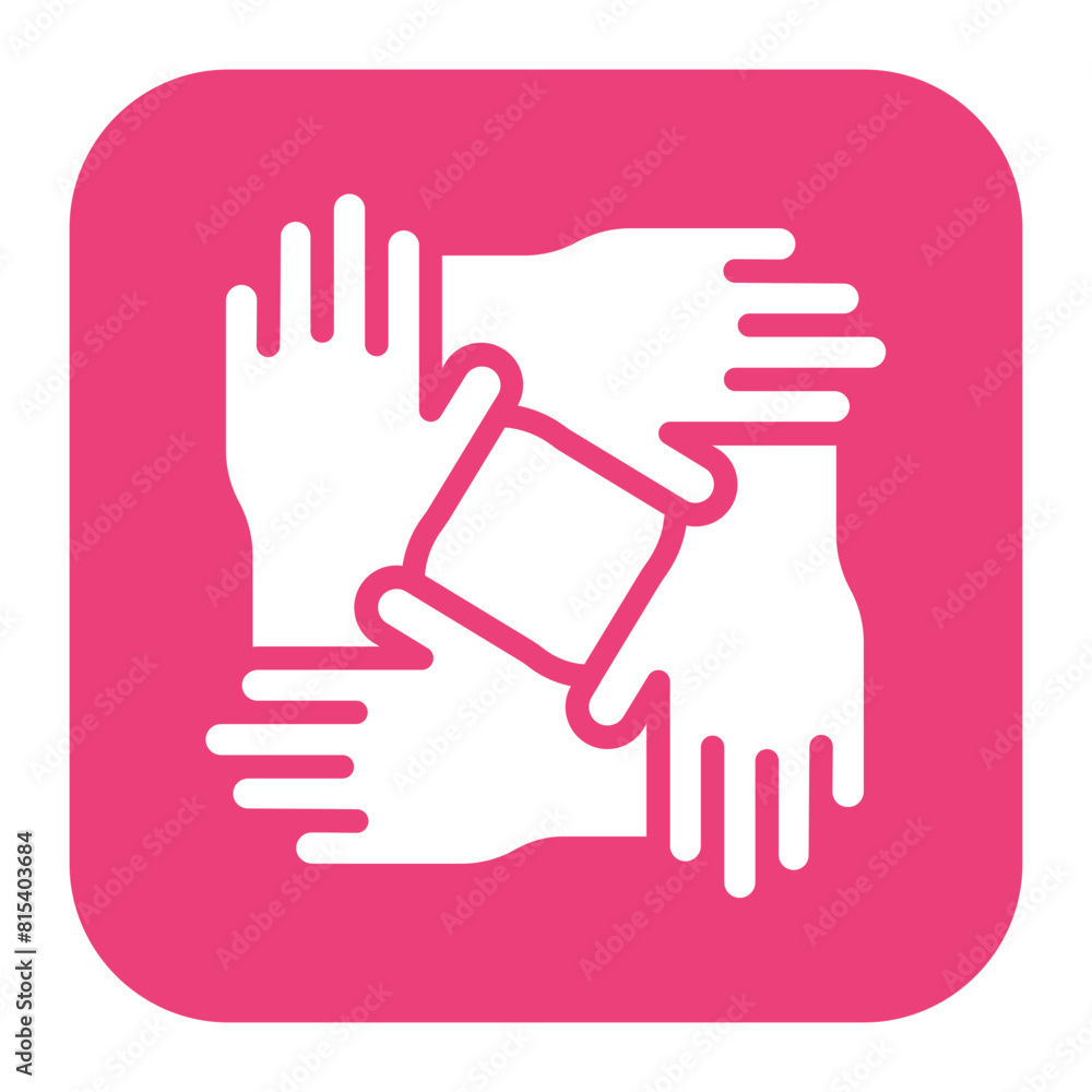 Fototapeta premium Cooperation icon vector image. Can be used for Teamwork.