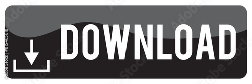 blue download button isolated on white background with download icon. download icon. downloading icon.
