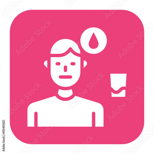 Thirst icon vector image. Can be used for Water Crisis.
