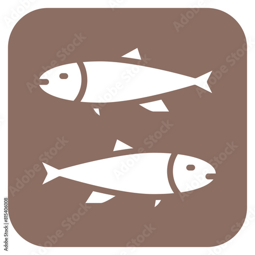 Anchovy icon vector image. Can be used for Fish and Seafood.