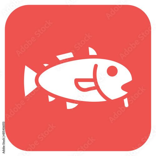 Cod icon vector image. Can be used for Fish and Seafood.