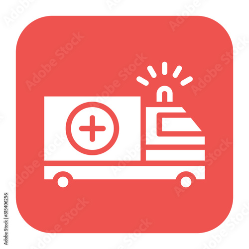 Ambulance icon vector image. Can be used for Tuberculosis.