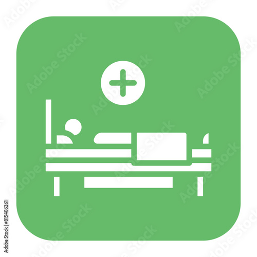 Bedridden Person icon vector image. Can be used for Tuberculosis.