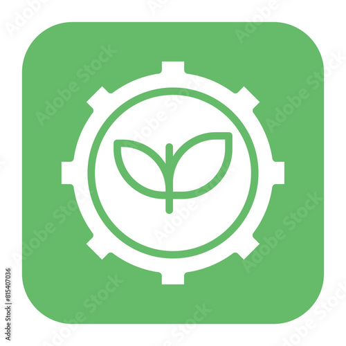 Green Technology icon vector image. Can be used for World Environment Day. photo