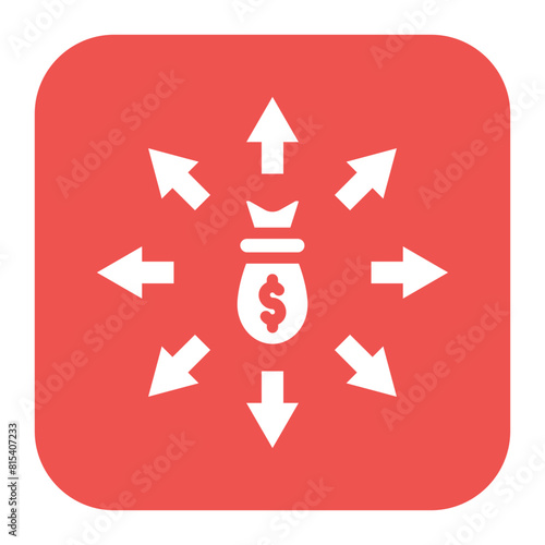 Expense Tracking icon vector image. Can be used for Business Audit.