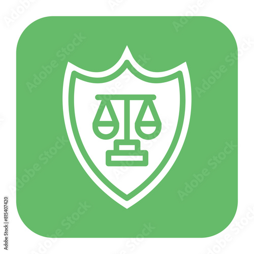 Legal Shield icon vector image. Can be used for Legal Services.