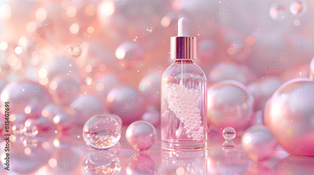 Beauty serum background for cosmetics product ,generative ai Beauty serum background for cosmetics product ,generative ai