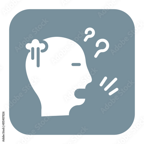 Anger icon vector image. Can be used for Protesting and Civil Disobedience.