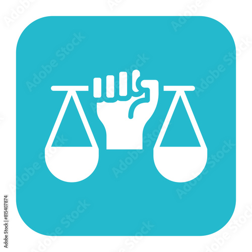 Civil Rights icon vector image. Can be used for Protesting and Civil Disobedience.