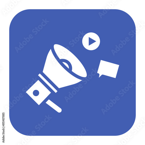 Campaign icon vector image. Can be used for Protesting and Civil Disobedience.