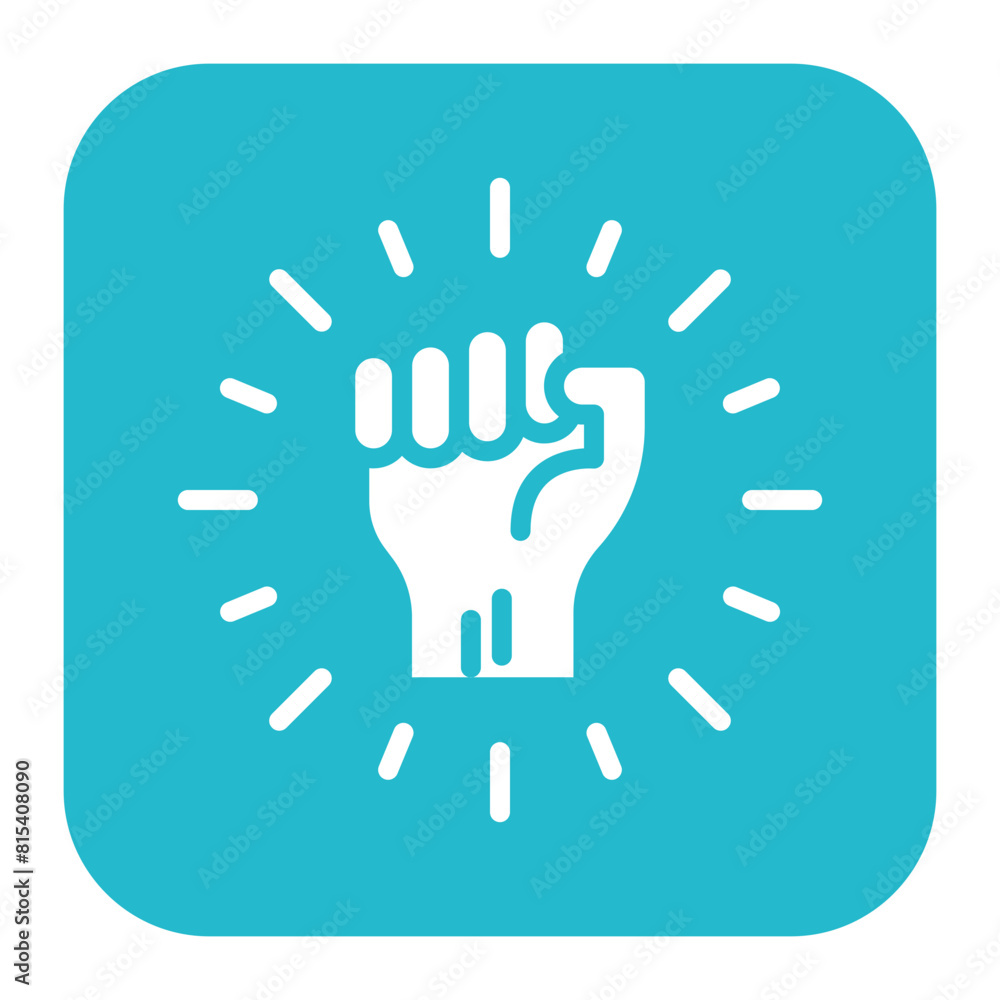 Fototapeta premium Revolution icon vector image. Can be used for Protesting and Civil Disobedience.