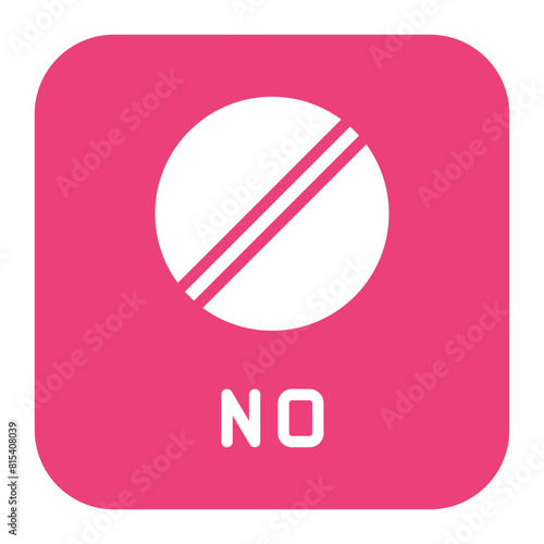 No icon vector image. Can be used for Protesting and Civil Disobedience.