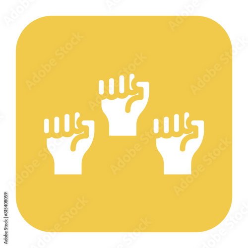 Protest icon vector image. Can be used for Protesting and Civil Disobedience.