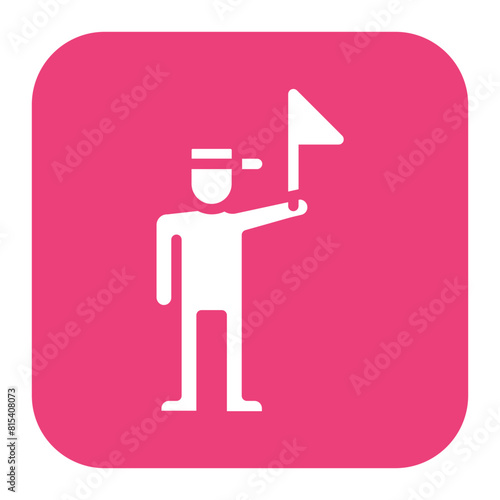 Protester Male icon vector image. Can be used for Protesting and Civil Disobedience.