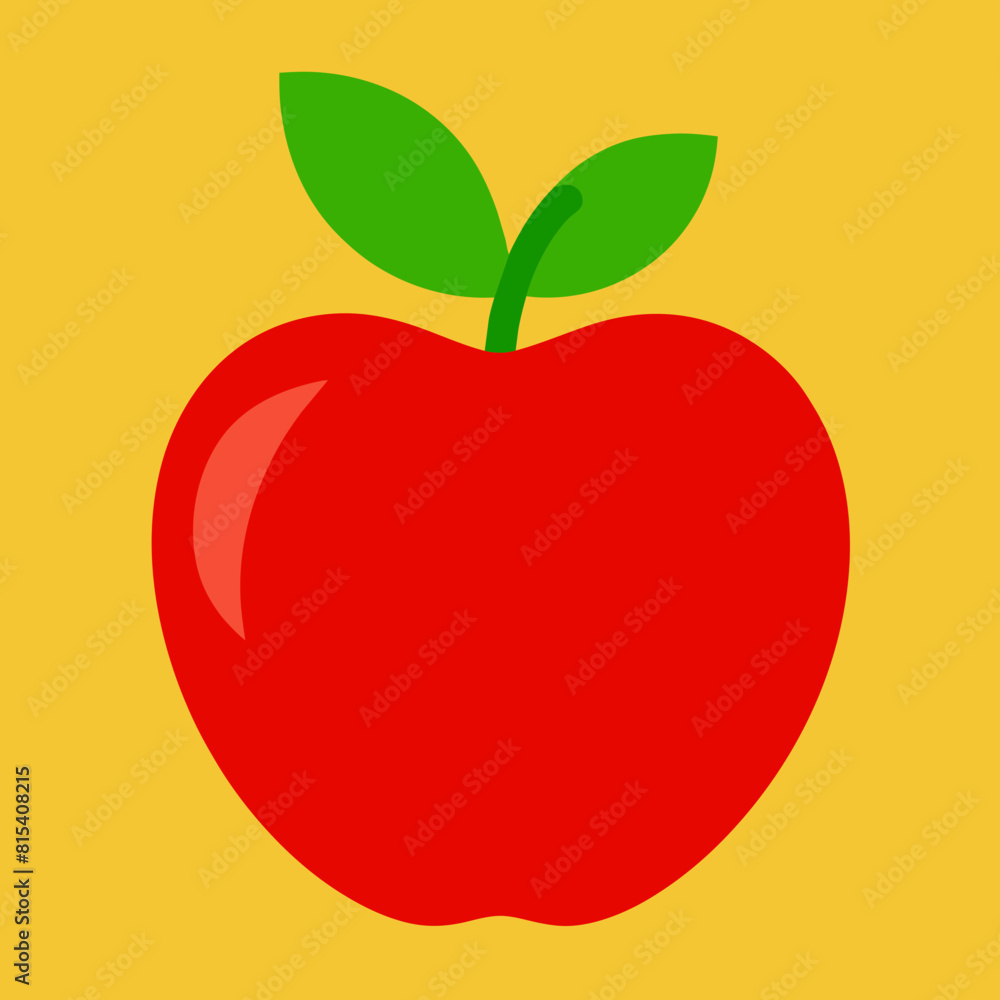 Apple icon vector art silhouette illustration Apple icon vector art silhouette illustration