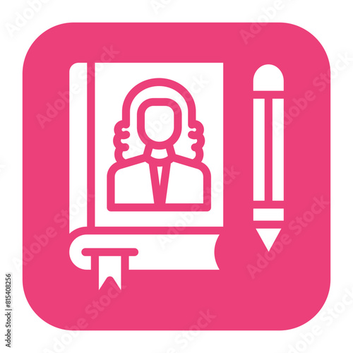 Biography icon vector image. Can be used for Literature.