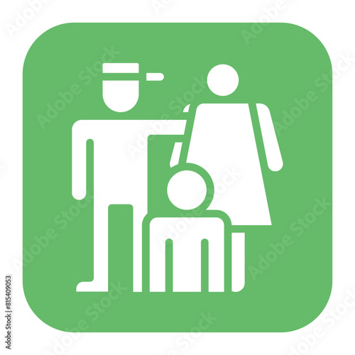 Family icon vector image. Can be used for Lifestyles.
