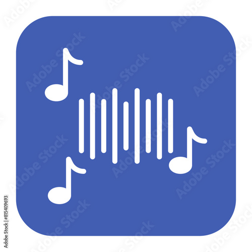 Music icon vector image. Can be used for Filmmaking.