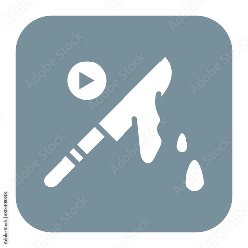 Thriller icon vector image. Can be used for Filmmaking.