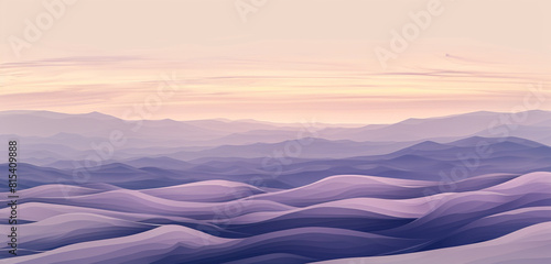 Sandy taupe and lavender twilight blend summer art.