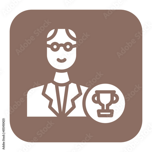 Recipient Male icon vector image. Can be used for Award Events.