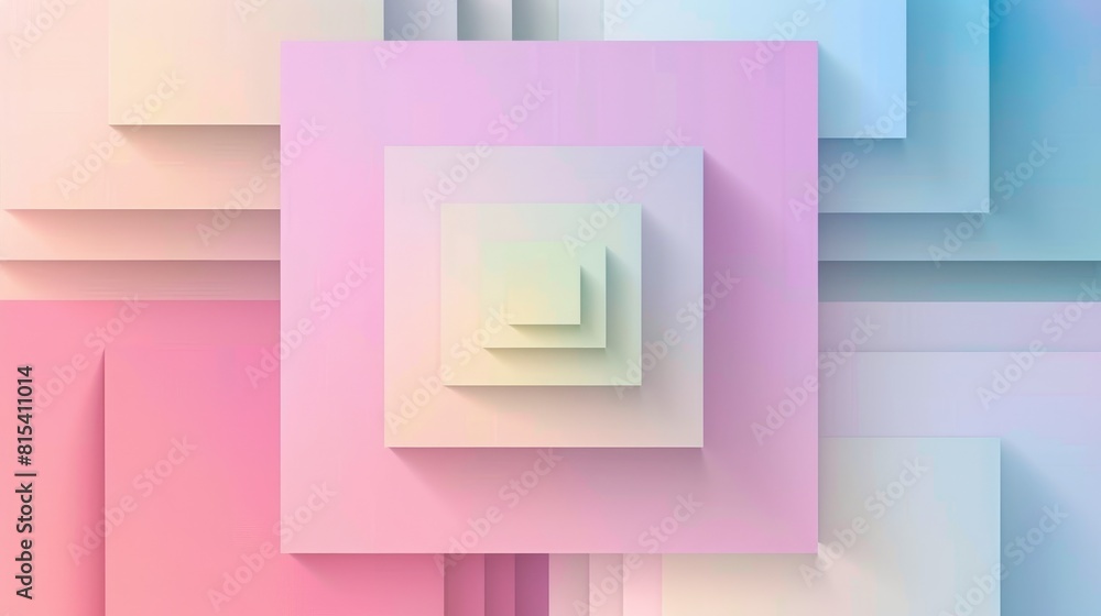 Abstract square shaped pastel gradient background for branding printing websites and scrapbooking Abstract square shaped pastel gradient background for branding printing websites and scrapbooking