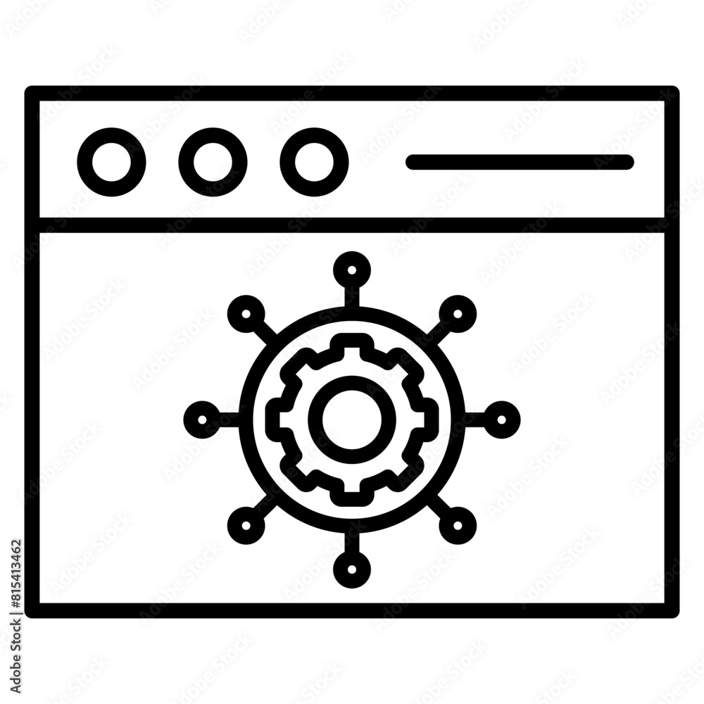 Functionality vector icon. Can be used for No Code iconset. Functionality vector icon. Can be used for No Code iconset.