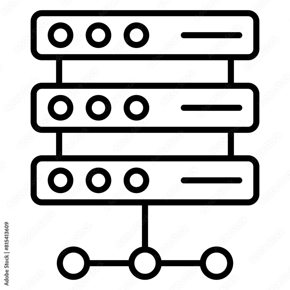 Server vector icon. Can be used for No Code iconset. Server vector icon. Can be used for No Code iconset.