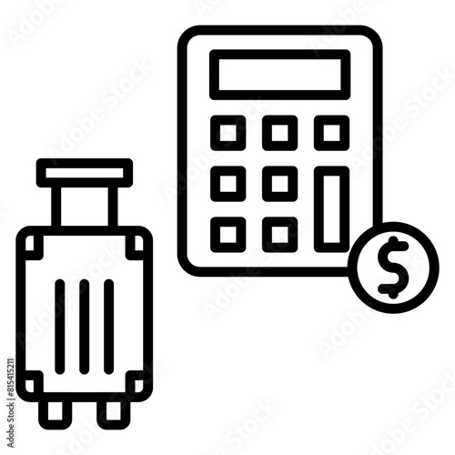 Budget Tour vector icon. Can be used for Travel Agency iconset.