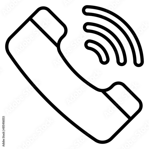 Phone Call vector icon. Can be used for Communication and Media iconset.
