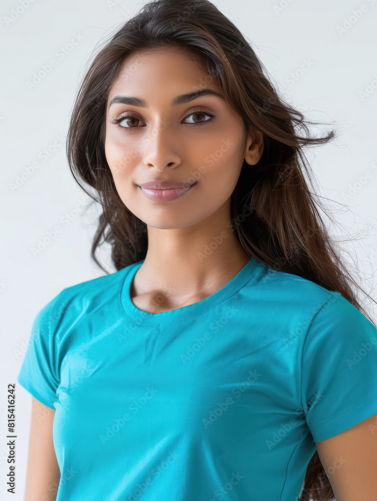 Young indian female doctor standing confidently Young indian female doctor standing confidently